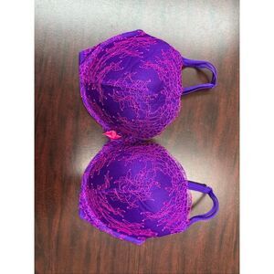 Victoria’s Secret Purple and Pink Very Sexy Push-Up Bra Size 36DDD